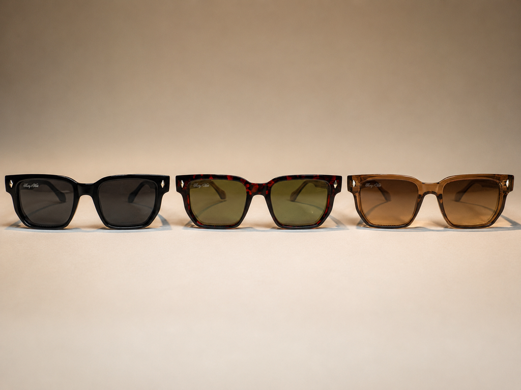 Retro Red Designer Sunglasses