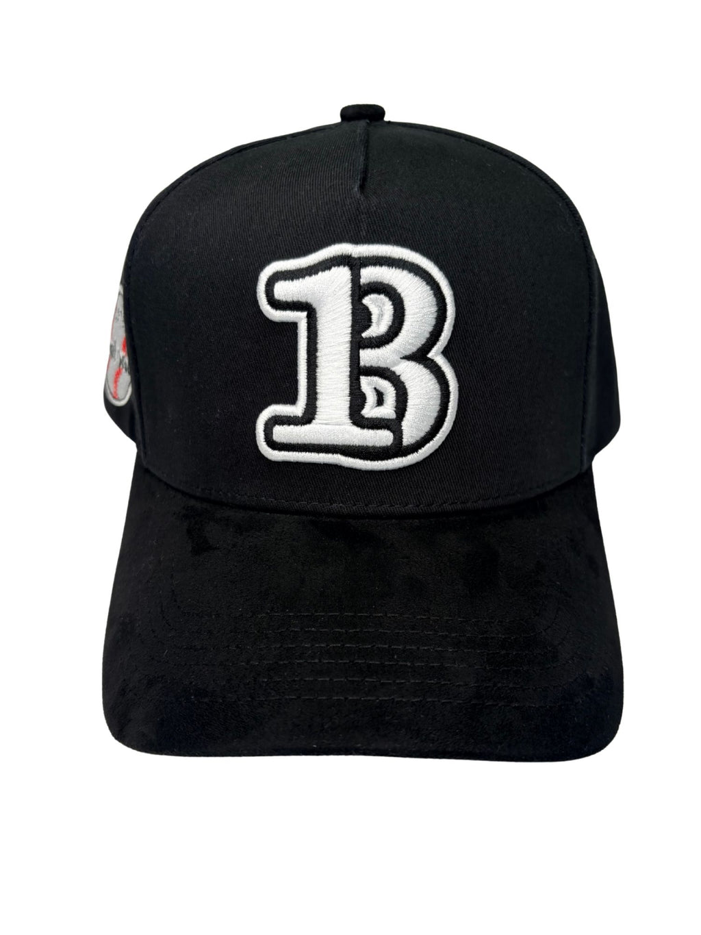 31 Mitt - Black Cotton Hat with Black Suede Brim