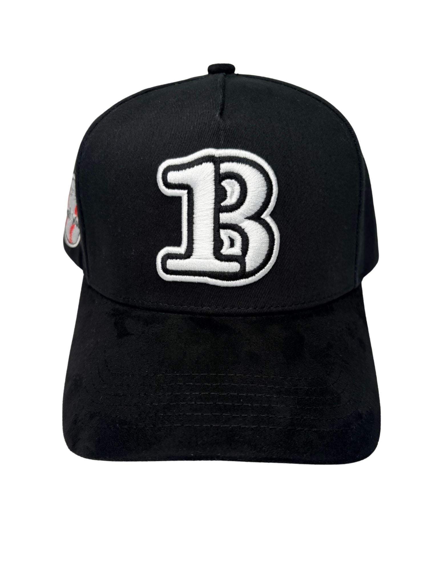 31 Mitt - Black Cotton Hat with Black Suede Brim