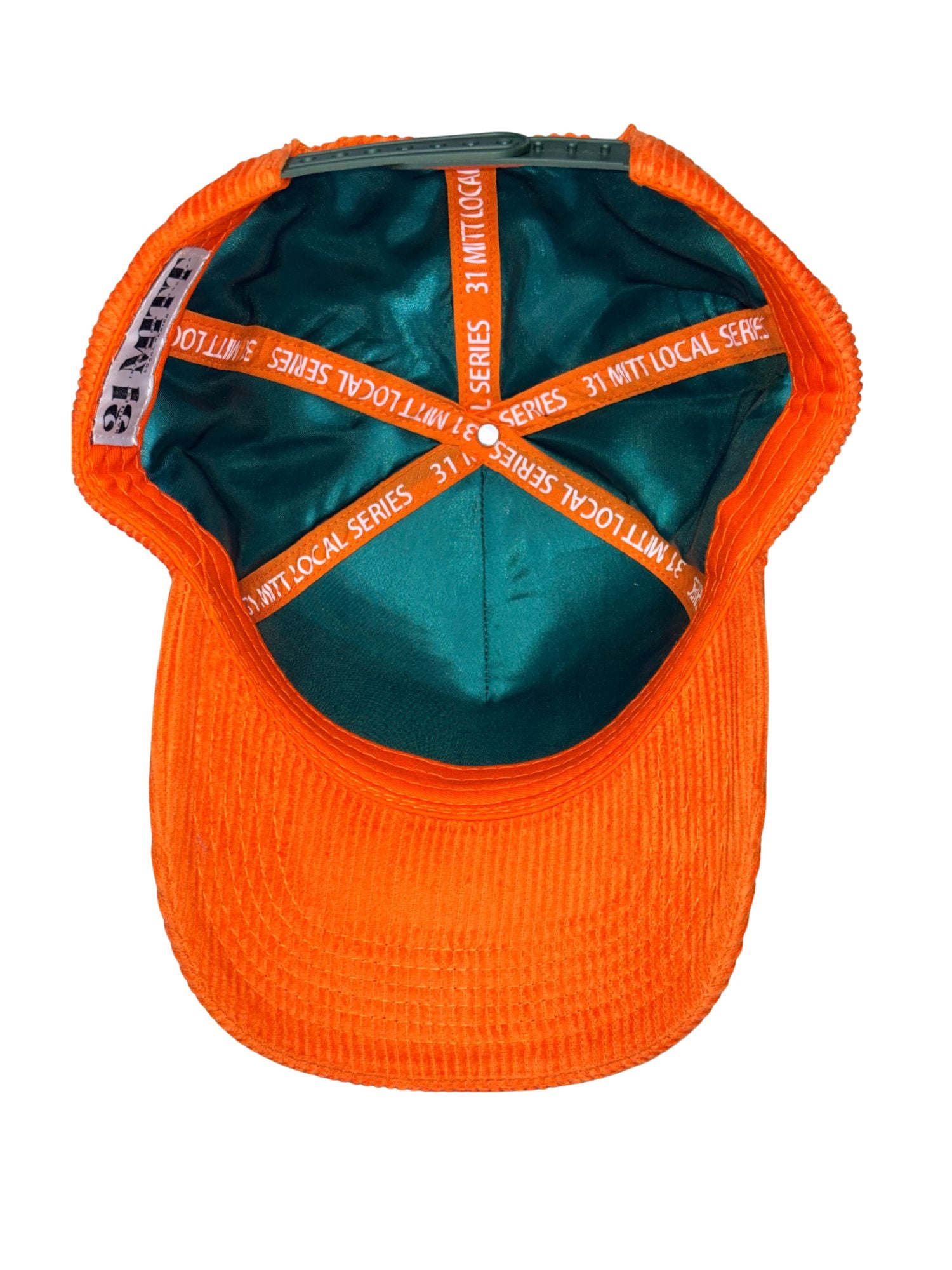 31 Mitt - Orange & Green Corduroy Hat