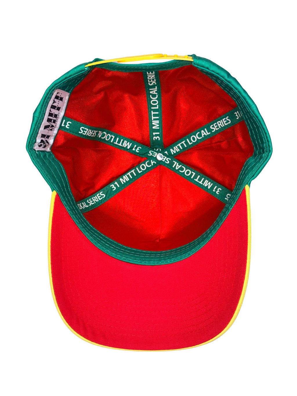 31 Mitt - Green Cotton Hat with Yellow Brim