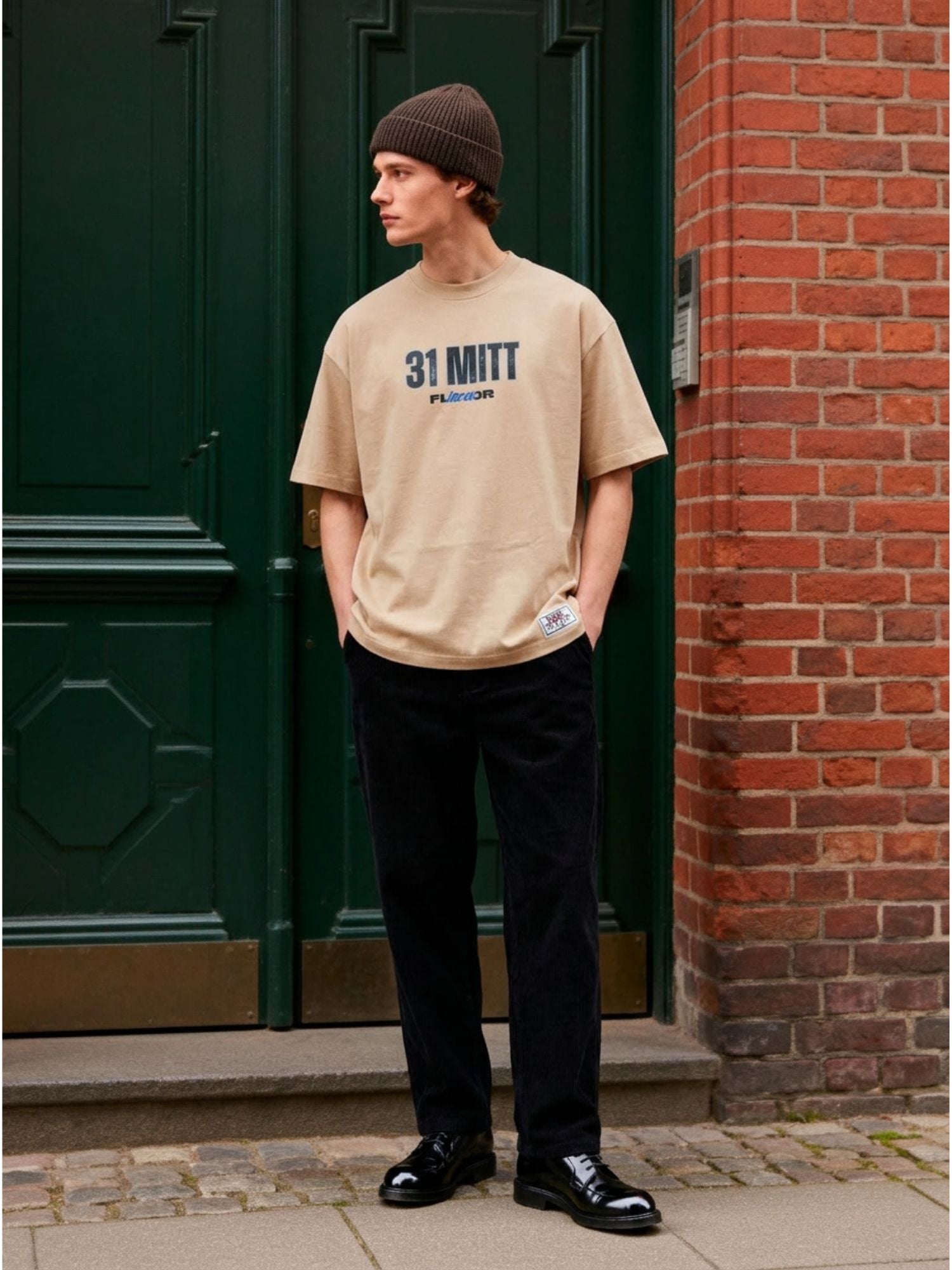 31 Mitt “Flavor” Tee – Elevate Your Creation - Camel